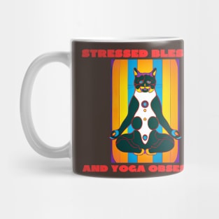 Stressed blessed and yoga obsessed Mug